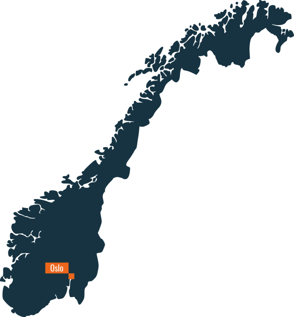 Kort over Norge